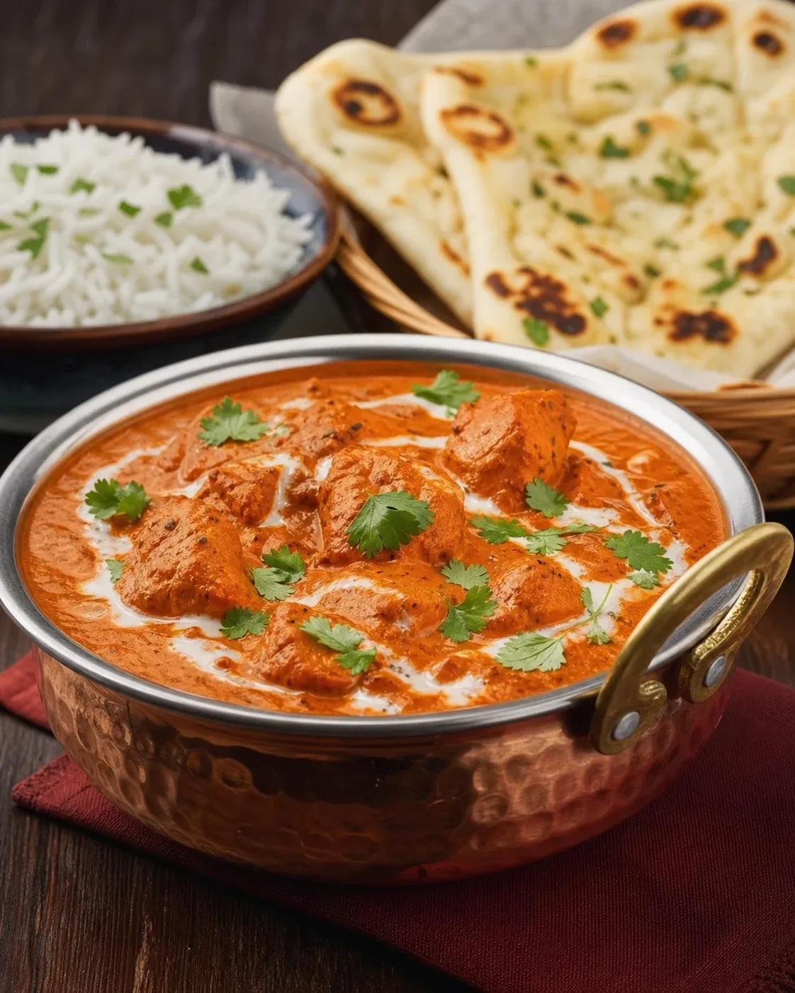 Butter chicken in a rich sauce