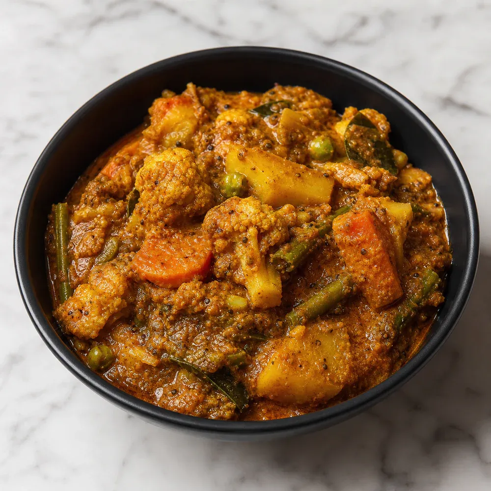 South Indian regional vegetable curry.