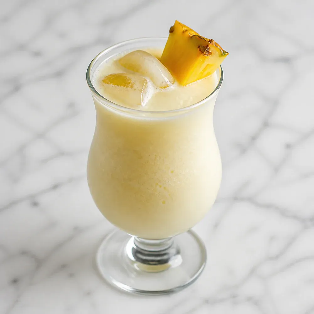 A creamy pineapple-and-coconut mocktail.